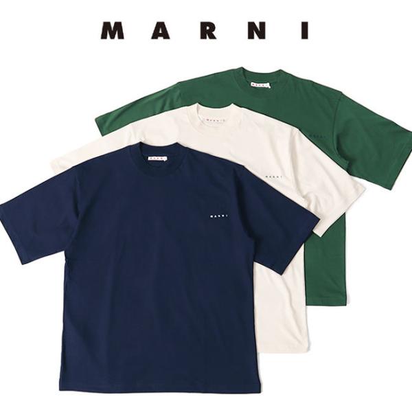 MARNI マルニ 3枚セット 3P ミニロゴ パックTシャツ HUMU0223EX UTCZ68 00W11 半袖Tシャツ メンズ レディース