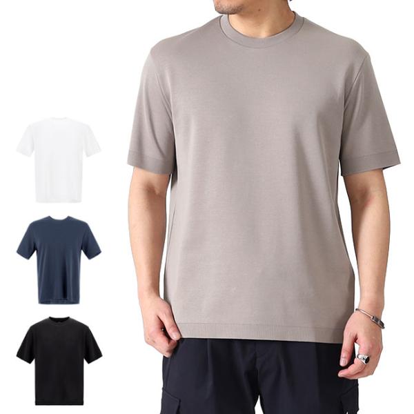 その他 HIRONO HERNO ヘルノ ジャージー ニット コットンピケ Tシャツ JG000206U