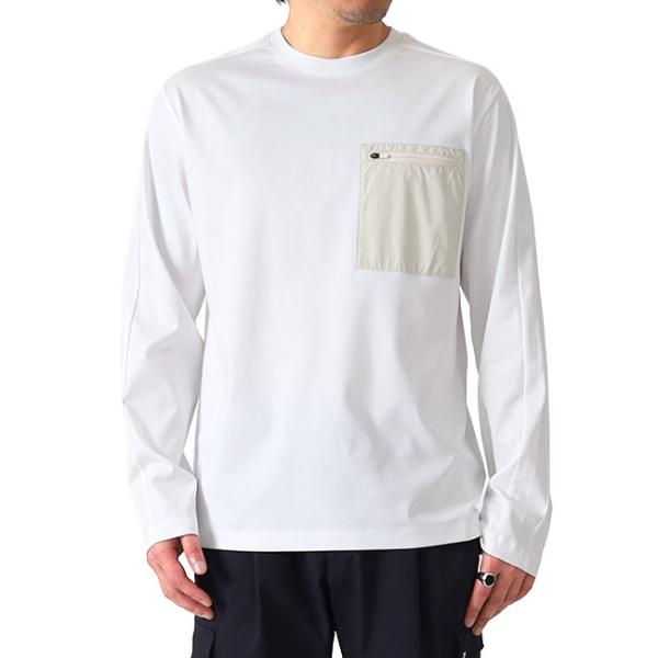 HERNO Laminar ラミナー Tシャツ JG00059UL-52000-9300 NERO TIME SALE] Laminar by HERNO ラミナー ヘルノ マーセライズド
