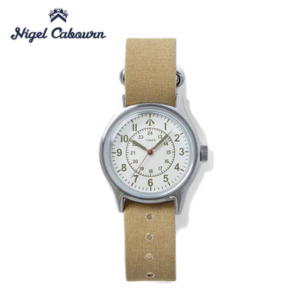 TIMEX ナイジェル・ケーボン(NIGEL CABOURN)イエロー　時計 ナイジェル・ケーボンらしい1本！ タイメックスとのコラボ時計