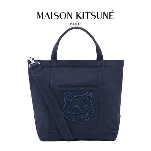 Maison Kitsune メゾンキツネ フォックスヘッド スモール トートバッグ