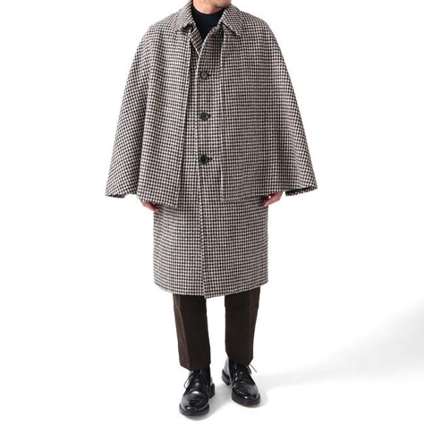 Anatomica メンズ ファッション アナトミカ マクファーランコート 千鳥柄 Mc Farlan インバネスコート メンズ T Golden その他コート State