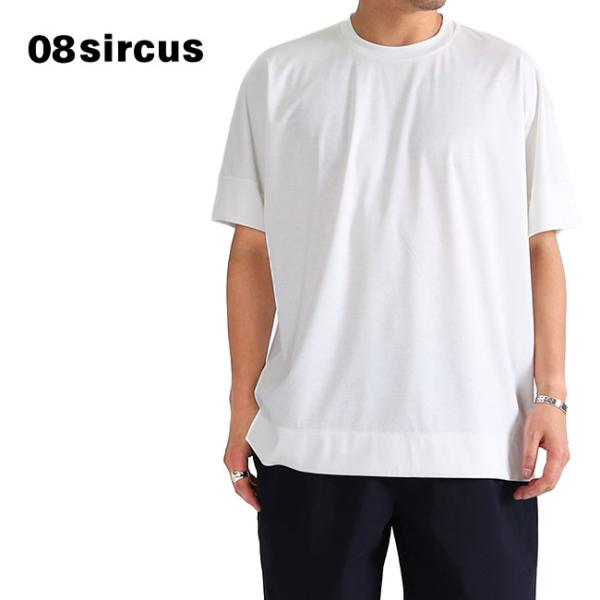 08sircus 08sircus 08サーカス シルキー Tシャツ S18SM-CS08 ゼロ 
