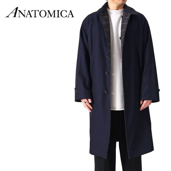 ANATOMICA アナトミカ リバーシブル チェック シングルラグランコート 530-552-02 ロングコート メンズ :t29062005:Golden State 通販 MATERIA ウール ジャケットコート 36 グレー スプリングコート