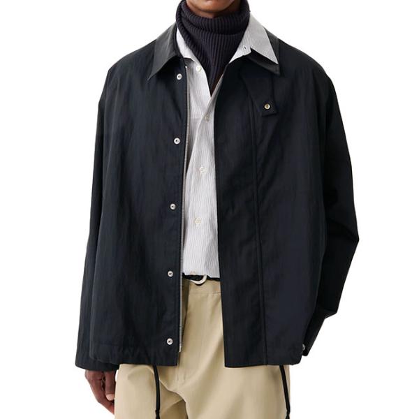 STUDIO NICHOLSON スタジオニコルソン DANI JACKET 襟レザー