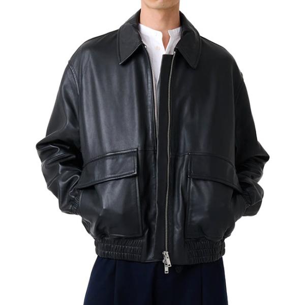 STUDIO NICHOLSON レザーアノラック size M STUDIO NICHOLSON スタジオニコルソン PISTON LEATHER JACKET
