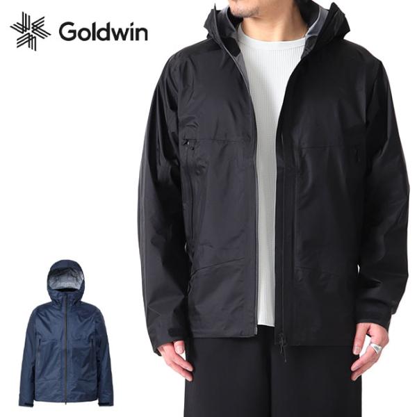 Goldwin フード付きアウターウェア 青緑 02_Z823-432.jpg