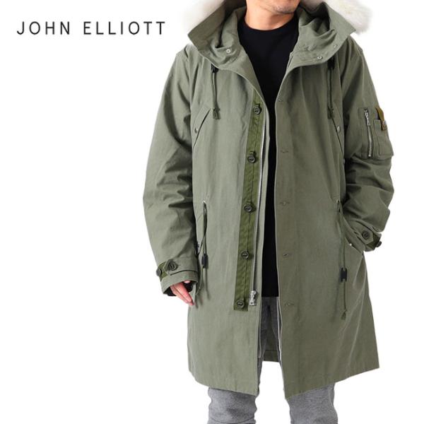 TIME SALE] JOHN ELLIOTT ジョンエリオット N-3B ファー付き キルト