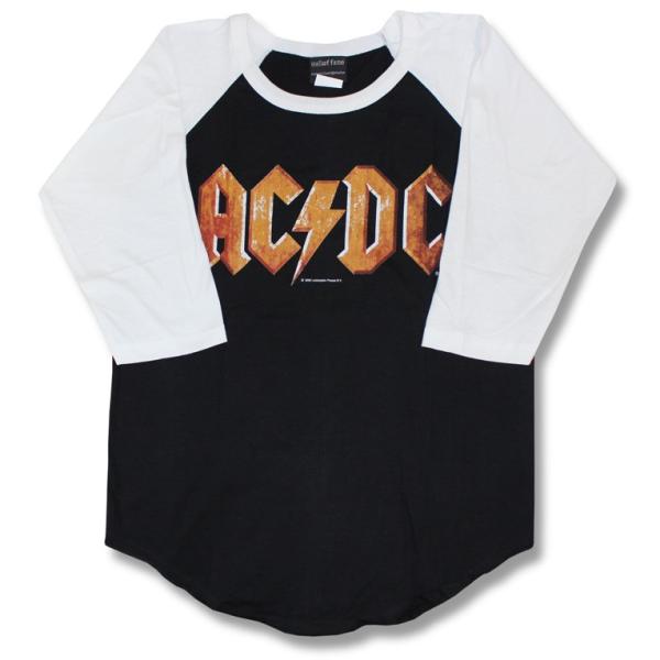 ACDC ラグランTシャツ エーシーディーシー バンドTシャツ ロックT