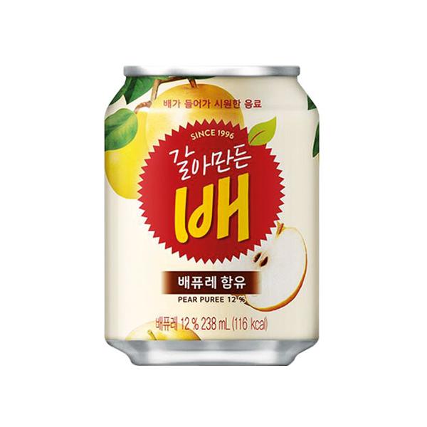 ヘテ 本数選択可 すりおろし梨ジュース(238ml） ぼんぼん/梨/韓国飲料