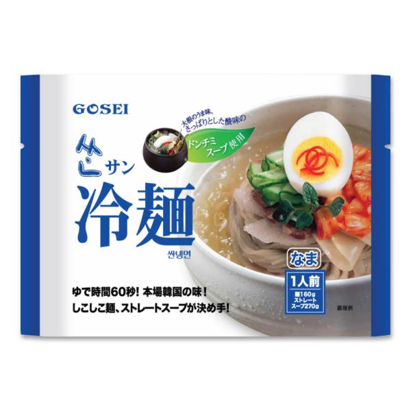酸味を抑えたあっさり味のドンチミスープと、モチモチの白麺で、本格冷麺の美味さが際立っています。 食卓を彩る冷麺として手軽に楽しめます。　 ストレートタイプの使い切りスープ。本場韓国から直送でこの美味しさは驚きです！※麺とスープは別包装の場合...
