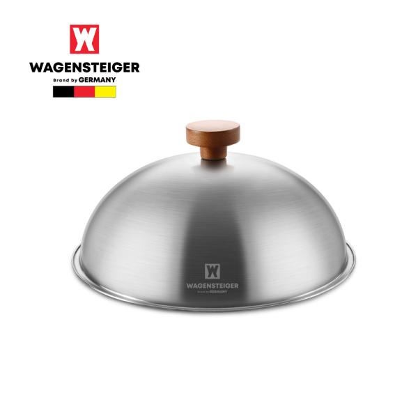 WAGENSTEIGER ステンレス ドームカバー 24cm　つや消し/サテン仕上げ/収納ポーチ付き/レストカバー
