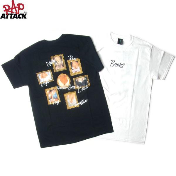 Rap Attack ラップアタック Boobs T Shirts ブーブス Tシャツ 半袖 セレブ おっぱい メンズ レディース ブラック ホワイト Rasm20 St007 01138415 Golden Tijuana 通販 Yahoo ショッピング