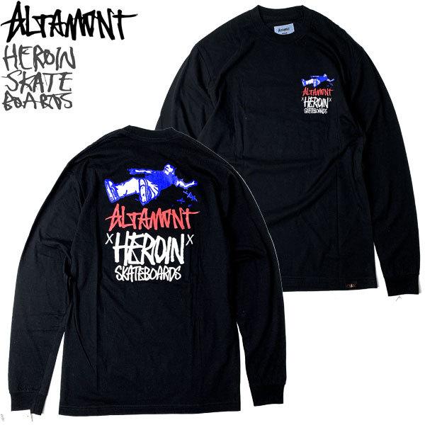 Altamont アルタモント Heroin Good Shit L S T Shirts Tee At1055 ヘロイン グッド シット 長袖 Tシャツ ロンt コラボレート ブラック Golden Tijuana 通販 Yahoo ショッピング