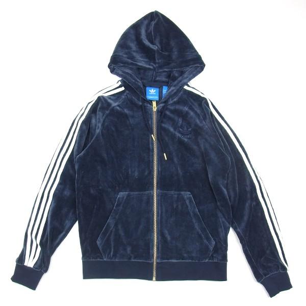 adidas velour hoodie
