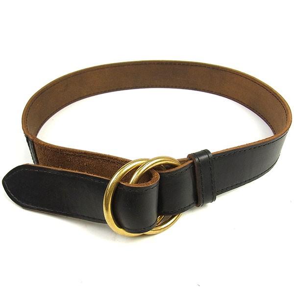 Fernand Leather Double Ring Belt フェルナンド レザー ダブル リング ベルト レギュラー Black ブラック 革 Golden Tijuana 通販 Yahoo ショッピング