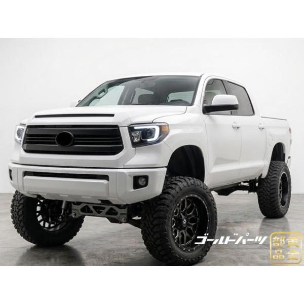 【305】14-18 トヨタタンドラ クロム/スモーク LEDバー ヘッドライト タンドラ 14y〜 特注日本光軸モデル ロービームLEDモデル 2014