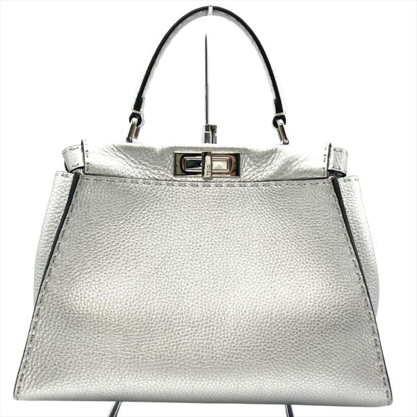FENDI（フェンディ） ピーカブー ミディアム ハンドバッグ カーフ