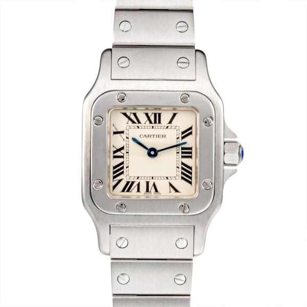 Cartier(カルティエ) 腕時計 サントスガルベSM W20056D6 レディース アイボリー カルティエ サントス・ガルベ SM W20056D6 - 腕時計専門店THE-TICKEN