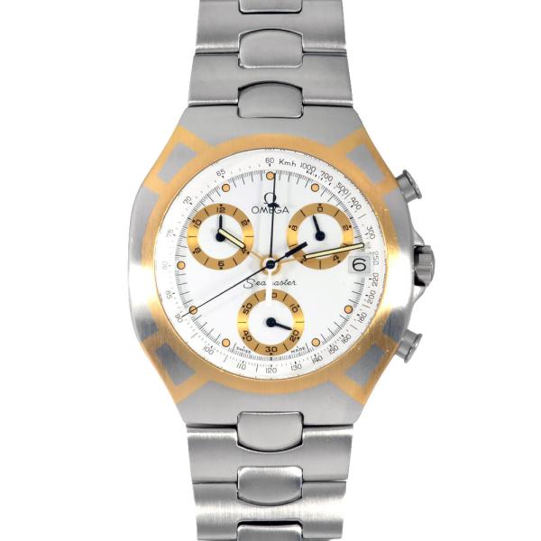☆美品【OMEGA】オメガ シーマスター ポラリス 386.1031.1 クロノ 