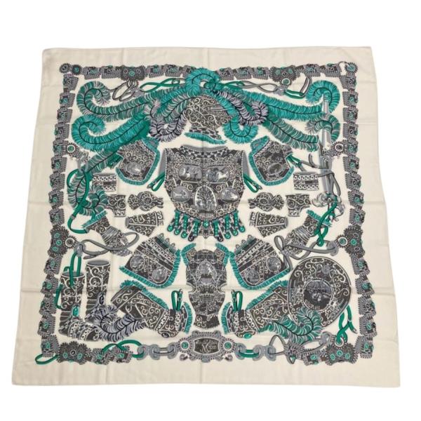 HERMES カレ140 カレジェアン マハラジャの装身具　タグなし HERMES - 未使用品◎正規品 22AW エルメス カレ140 カレジェアン