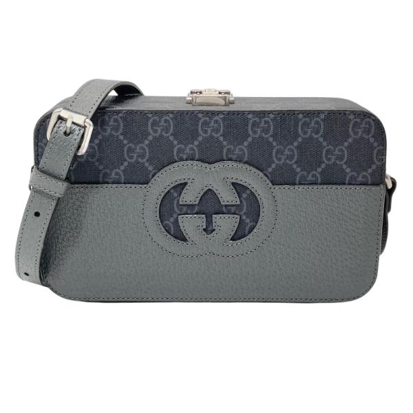 GUCCI（グッチ） カットアウト インターロッキングG ショルダーバッグ
