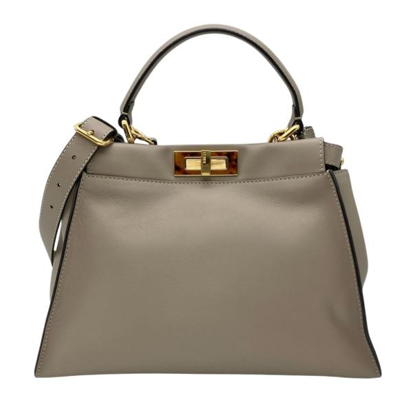 FENDI（フェンディ） ピーカブー ハンドバッグ レザー 8BN290