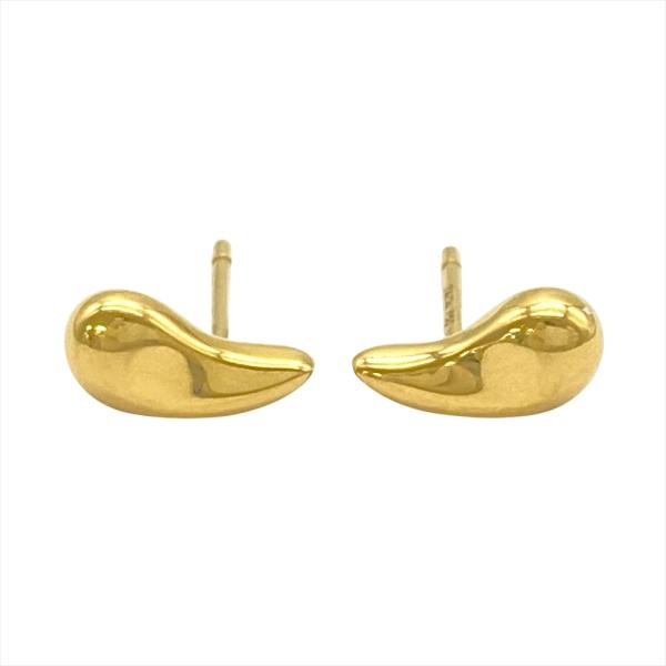 Elsa Peretti ティファニー Tiffany&Co. ティアドロップ ピアス K18YG