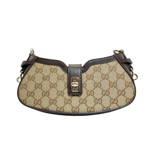 GUCCI（グッチ） ムーンサイド ショルダーバッグ GGキャンバス 786015