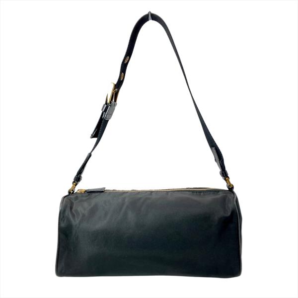 PRADA（プラダ） ロゴ ショルダーバッグ ナイロン ブラック ワン