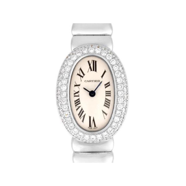 Cartier（カルティエ） ミニベニュワール 2重ダイヤベゼル K18WG
