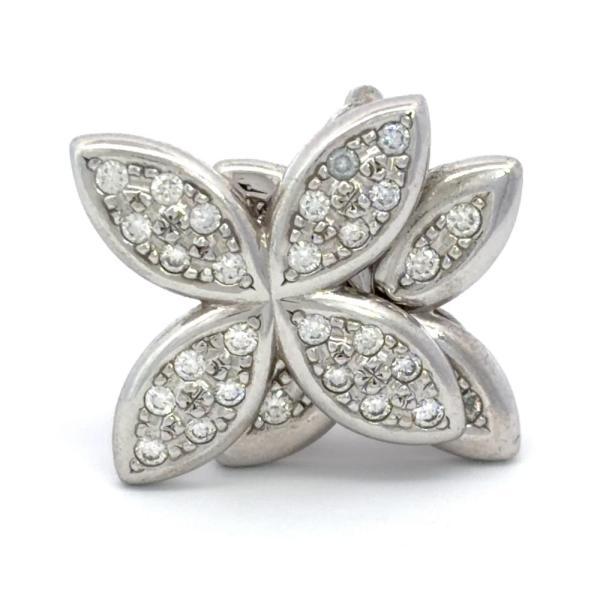 タサキ TASAKI フラワー スイング ペンダントトップ ダイヤモンド 0.28
