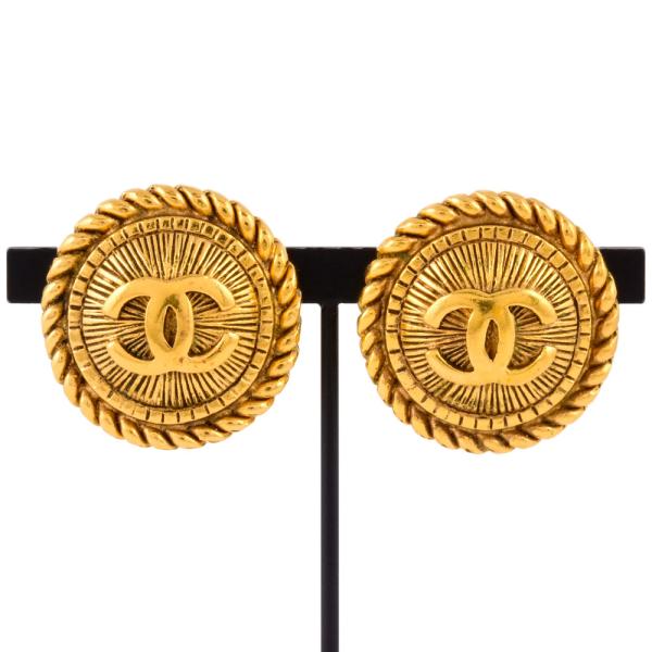 CHANEL（シャネル） CHANEL CC ココマーク ラウンド イヤリング 2343