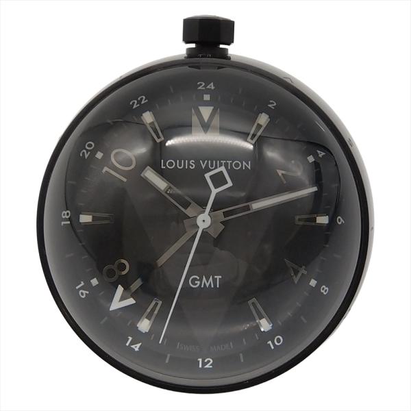 【希少品】 ヴィトン Q1Q000 タンブール GMT 置き時計 LOUIS VUITTON（ルイ・ヴィトン） LOUIS VUITTON Q1Q000 GMT 置時計