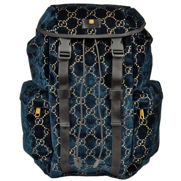GUCCI グッチ 189658 バックパック リュックサック ナップサック　ヒステリア　ロゴ メンズ　レディース リュック・デイパック ナイロン ネイビー ユニセックス GUCCI（グッチ） GGナイロン リュックサック バックパック ブラック