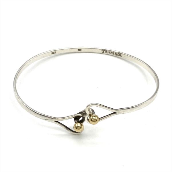 TIFFANY&Co.（ティファニー） ダブルハートフック バングル カフ SV925