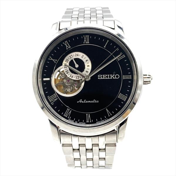 セイコー SEIKO 4R39-00M0 プレサージュ 腕時計 ブラック文字盤 SS 稼働品 メンズ【中古】 SEIKO（セイコー） SEIKO 4R39-00M0 プレサージュ 腕時計 自動巻