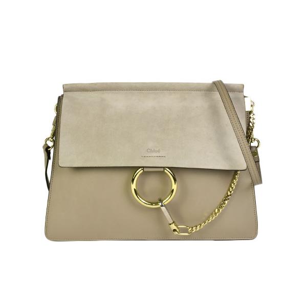 本物 クロエ Chloe フェイ ショルダーバッグ ポシェット レザー スエードレザー イエロー Faye バッグ 中古 Chloe - 本物 クロエ Chloe フェイ ショルダーバッグ ポシェット