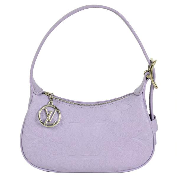ルイヴィトン LOUIS VUITTON ミニムーン ショルダーバッグ モノグラム アンプラント M82426 パープル RFID ワンショルダー レディース【中古】 LOUIS VUITTON（ルイ・ヴィトン） ミニムーン ショルダーバッグ