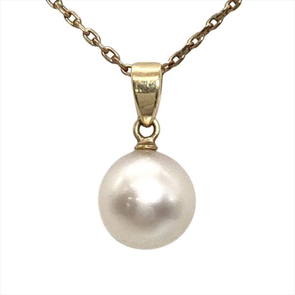 MIKIMOTO（ミキモト） パール 1P ネックレス K14YG 2.6g 真珠 約8.0mm