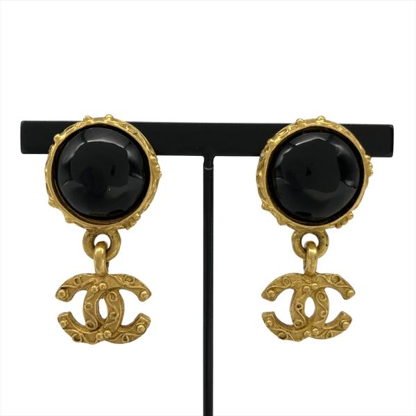 CHANEL（シャネル） ココマーク GP イヤリング メタル 96A ブラック