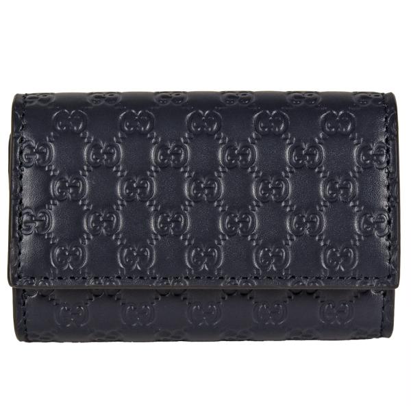 GUCCIグッチ✨6連キーケース✨マイクログッチシマ✨濃紺／ブラック GUCCI グッチ キーケース 6連キーケース メンズ 新作 新品