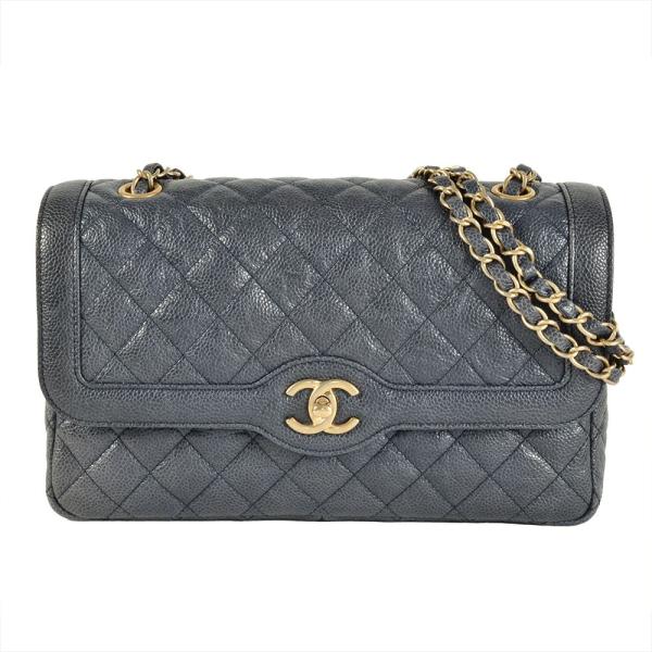 れ*ん様 CHANEL キャビアスキン チェーンショルダー 黄 ココマーク トリプルココマーク チェーンショルダーバッグ チェーントートバッグ