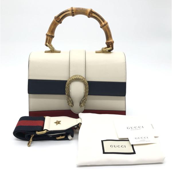 GUCCI（グッチ） ディオニュソス ハンドバッグ 2WAY レザー バンブー