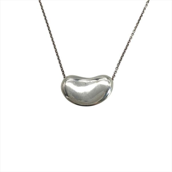 ティファニー Tiffany&amp;Co. エルサペレッティ ビーン ラージ ネックレス SV925 16.7g シルバー金具 25mm レディース