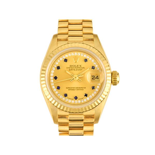 ROLEX（ロレックス） デイトジャスト 69178LS 10Pサファイア サークル