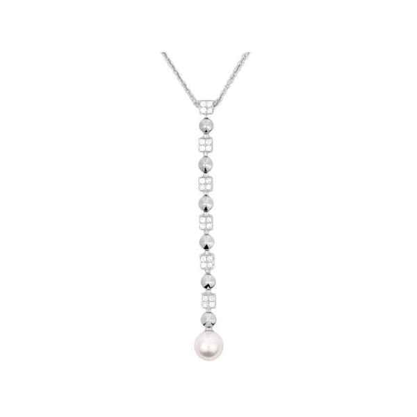 BVLGARI（ブルガリ） ルチア ネックレス K18WG ダイヤモンド パール 