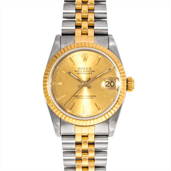 ロレックス ROLEX デイトジャスト 68273 ゴールド K18/SS 自動巻き レディース 腕時計 ロレックス ROLEX デイトジャスト 68273 ゴールド K18/SS 自動巻き