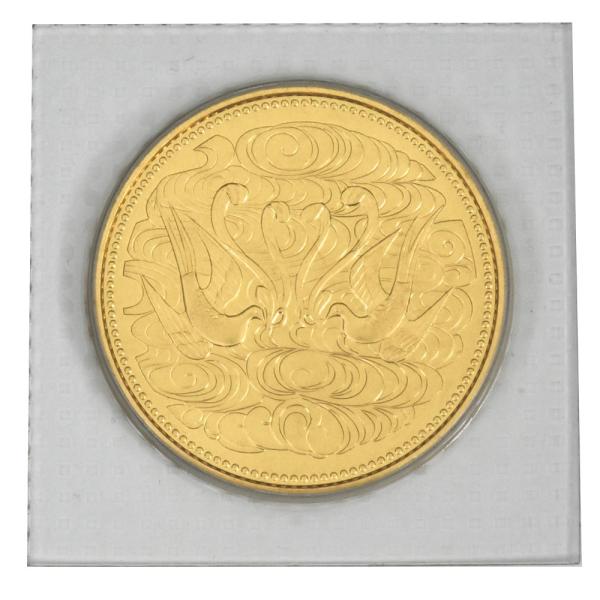 天皇陛下 御在位六十年記念 10万円 金貨幣 昭和61年 純金 20g 金貨