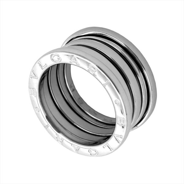 BVLGARI ブルガリ ビー ゼロワン リング ホワイトゴールド サイズ51 ビー・ゼロワン ブルガリ BVLGARI ビーゼロワン 4バンド リング 指輪